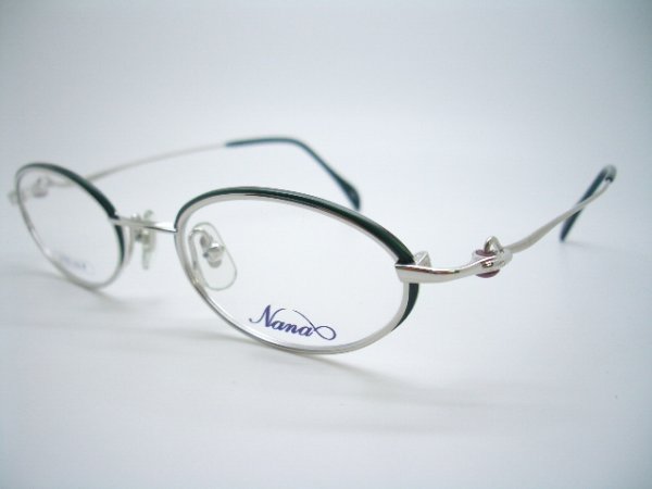 画像2: Ｎａｎａ　ブロー風　チタン使用　オーバル　小さめ46口　テンプル部分はネジ不使用 (2)