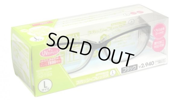 画像2: 度付可　花粉防止　防塵グラス　スカッシーフレックス　Ｌサイズ ＴＲ90 (2)