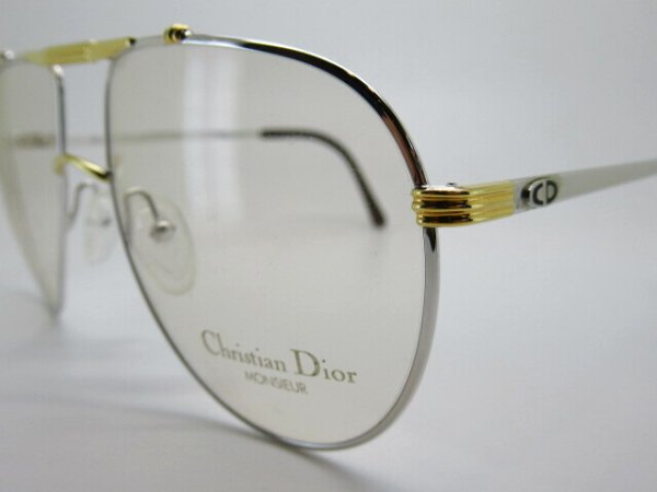 画像3: Christian Dior　MONSIEUR　2248　58口　ディオール　ヴィンテージ　ナス型　ティアドロップ　薄型1.6レンズ付 (3)