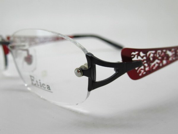 画像4: Etica　透かし模様　薄型1.6レンズ付　縁なしツーポイント　54口 (4)