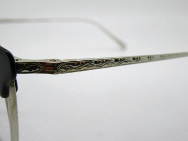 画像4: 越前國甚六作　EZ-014　50口　ブロー　金手　日本製　専用ケース付　薄型1.6レンズ付　フレームのみ￥27,000 (4)