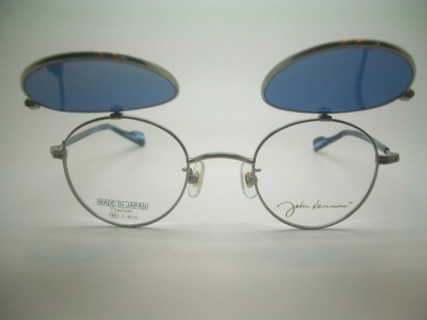 画像4: 複式　チタン使用　国産　はね上げ式フレーム　JL-1071　43口　丸型　John lennon　￥15,120〜 (4)