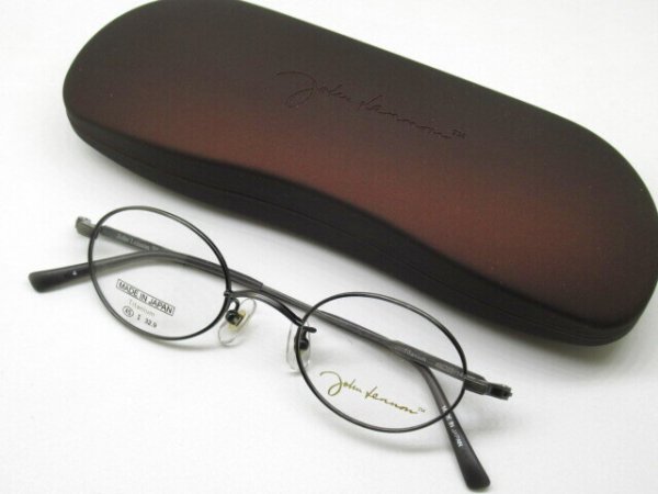 画像5: ジョンレノン　JL-1101　45口　オーバル型　薄型1.6レンズ付￥16,800　フレームのみ￥15,120 (5)