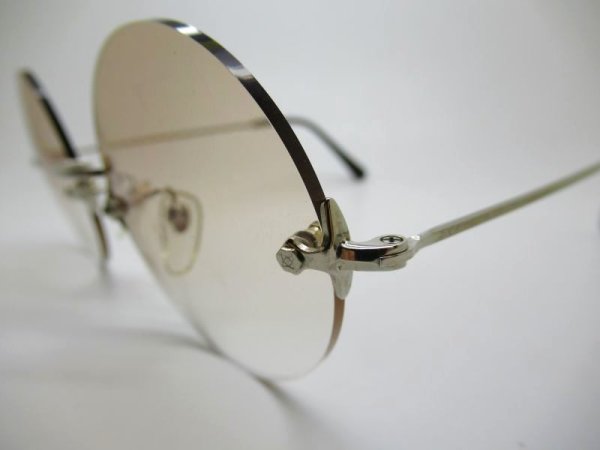 画像3: 大きめ　薄型1.6レンズ付　縁なしツーポイント　丸型　50口　オリジナル L7121 (3)