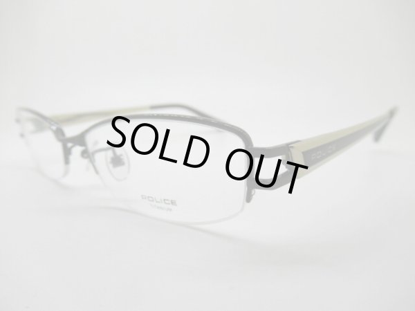 画像2: POLICE　VPL420J　チタン使用　53口　薄型1.6レンズ付　専用ケース付　フレームのみ￥11,340 (2)