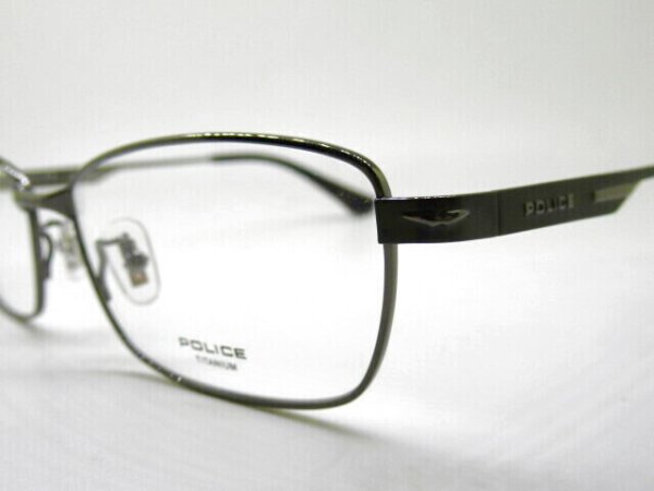 画像3: POLICE　VPLM43J　チタン使用　55口　薄型1.6レンズ付　専用ケース付　フレームのみ￥13,230 (3)