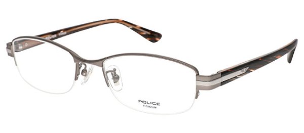 画像4: POLICE　VPLM42J　チタン使用　52口　薄型1.6レンズ付　専用ケース付　フレームのみ￥13,230 (4)