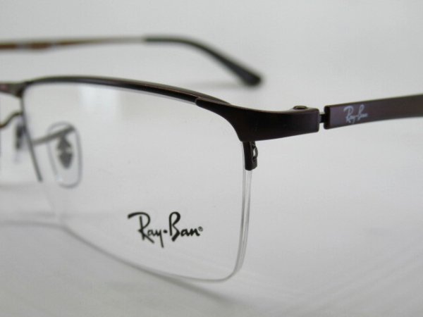 画像3: RAYBAN　RB6281D　2758　55口　カールトン風デザイン　球面薄型1.6レンズ付　専用ケース付　フレームのみ￥13,500〜 (3)