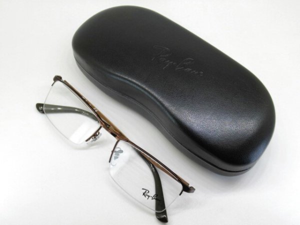 画像4: RAYBAN　RB6281D　2758　55口　カールトン風デザイン　球面薄型1.6レンズ付　専用ケース付　フレームのみ￥13,500〜 (4)