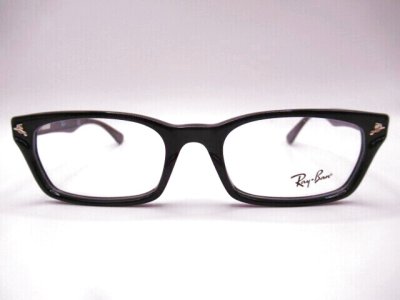 画像1: 2色あり　RAYBAN　RB 5017A　52口  球面薄型1.6レンズ付　専用ケース付　フレームのみ￥13,500