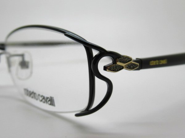 画像2: roberto cavalli　ロベルトカヴァリ　RC0604　52口　チタン使用 (2)