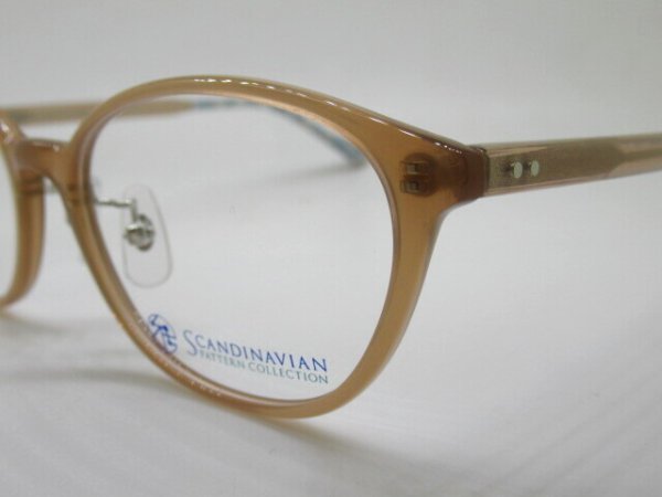 画像4: SCANDINAVIAN　花柄　SPCF-107　51口　薄型1.6レンズ付¥15,000　フレームのみ¥13,500 (4)