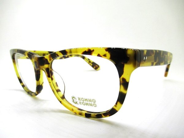 画像2: KOHNO＆KOHNO　NARA　AA　52口　べっ甲風　鼈甲風　琥珀デミ　日本製　MADE　IN　JAPAN (2)