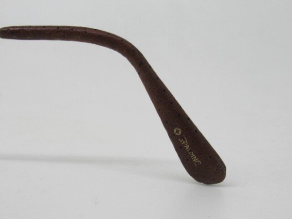 画像4: SPALDING　12KGF　フランス製　54口20　革巻き　薄型1.6レンズ付　フレームのみ￥27,000 (4)