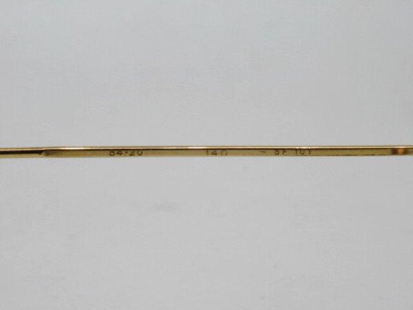 画像2: SPALDING　12KGF　フランス製　54口20　革巻き　薄型1.6レンズ付　フレームのみ￥27,000 (2)