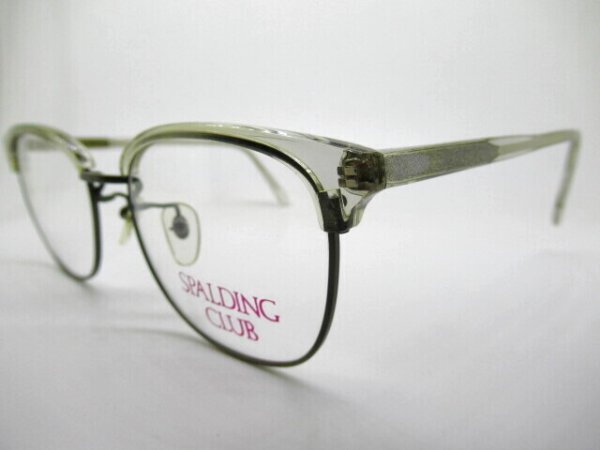 画像2: SPALDINGCLUB　CL1036　ブロー　ヴィンテージ　54口　スポルディング　薄型1.6レンズ付　フレームのみ￥15,120 (2)