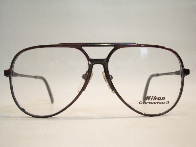 NIKON　ニコン　メンズ　廃盤FBフレーム　希少　度入（弱）メガネ
