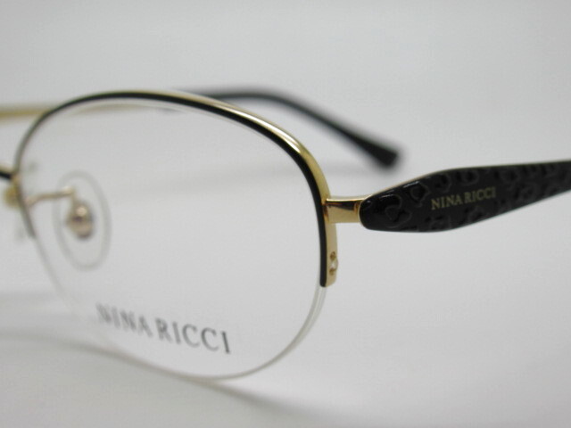 高評価好評美品眼鏡ニナリッチNINA RICCIメタルフレームメガネ 小物