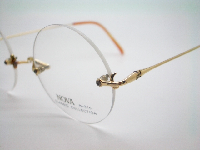 NOVA COLLECTION 丸レンズ ヴィンテージ 眼鏡 フレーム - ファッション小物